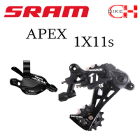 SRAM APEX 1 1X11 Speed Road Bike Kit Right Shifter Trigger Lever Rear Derailleur Long Cage Bicycle Groupset Black