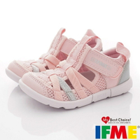 ★IFME日本健康機能童鞋-輕量洞洞水鞋款IF22-011901粉紅(中小童段)