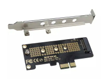 [4大陸直購] NVMe PCIe x4 x2 M.2 NGFF SSD轉PCIe x1轉接卡PCIe x1 to M.2 N-M2X1