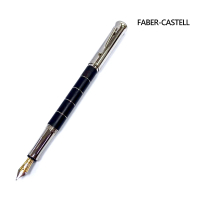 【Faber-Castell】鍍白金環黑檀木鋼筆(145500)