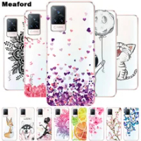 For vivo V21 5G Case Transparent Soft TPU silicon Phone Cover For vivo V21 5G Case for vivo V2050 V21 V 21 5G Clear Funda Coque