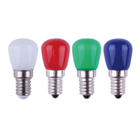 E14สกรูขนาดเล็กตู้เย็นโคมไฟ3วัตต์220โวลต์ LED สีตกแต่งมินิหลอดไฟ LED หลอดไฟอุปกรณ์เสริมวัสดุ