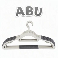 Hanger Baju set dewasa Gantungan Baju Set Hanger Baju Isi 10 Pcs / ZOYA hanger Gray