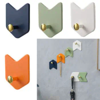 Traceless Key Bag Holder Creative Strong Load-Bearing Arrow Shap Wall Hook Wall Mounted Punch Free Door Hook Office
