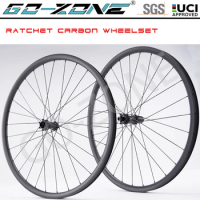 UCI Approved Carbon MTB Wheelset 29 Ratchet System 6 Bolt / Center Lock Boost 15x110 12x148 Tubeless 29er Mountain Bike Wheels