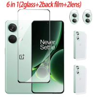 6in1 Tempered Glass For OnePlus Nord 3 Screen Protector OnePlus Nord3 glass+back film+lens OnePlus Nord 2 5G Glass Protector OnePlus Nord3 pelicula original Nord 3 smartphone