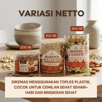 KACANG ALMOND MENTE SEHAT KACANG OVEN CEMILAN SEHAT TANPA MINYAK MENTE,200 gr