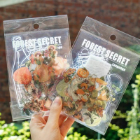 30Pcs Collage Stickers Forest Secret Waterproof Butterfly Garden Girl material DIY Scrapbooking package PET 167*110mm