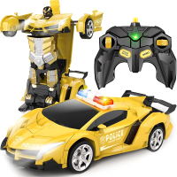 Transform Remote Control Car Toy for Kids 4 5 6 7 8 Remote Control Car for Boys 4-7 Transform Cars f
