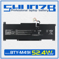 SHUOZB BTY-M491 Laptop Battery For MSI Modern 15 A10M-014 A10RAS-258 A10RB-041TW A11M A10RD A11SB-059 A4MW Prestige14 11.4V