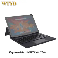 Original UMIDIGI A11 Tab Keyboard for Umidigi A11 Tab Magnetic Suction Bluetooth Keyboard &amp; Tablet Case with Holder for UMIDIGI
