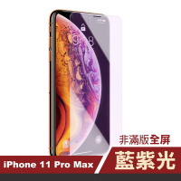 iPhone 11 Pro Max 保護貼手機非滿版藍光9H玻璃鋼化膜 iPhone11PROMAX保護貼 11PROMAX保護貼