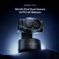 EMEET PIXY Webcam 4K Dual-Camera AI PTZ dengan Sony Sensor - Hitam