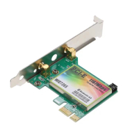 WiFi Card AC 1200Mbps BT4.0 Wireless PCIe Network Adapter Card 5.8GHz/2.4GHz Dual Band PCI-E Network Card