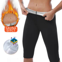 Women Body Upgrade Shaper Pants Hot Sweat Sauna Effect Slimming Pants Workout Gym Leggings Plus Size Fitness Shorts Shapewear