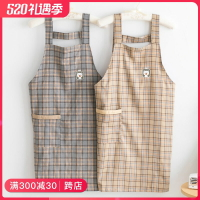 圍裙家用廚房可愛日系女防水防油工作服時尚個性肩帶式圍腰男