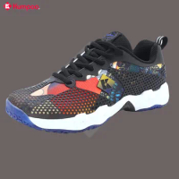 2023 new kumpoo Badminton Shoes For Men women Breathable High Elastic Non-slip Sports Sneakers tennis