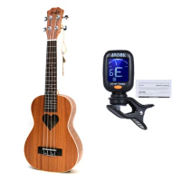 Small Hawaiian Electric Ukulele Guitar, Small Acoustic Guitar, 4 String, Loving Heart Pattern, Cavaquinho Gitar, 21 Inch