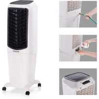 470 CFM Indoor Portable Evaporative Air Cooler with Fan and Humidifier for Living Room, Basement, Office, and Play Area, 115V