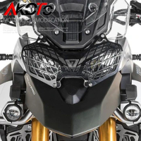 Motorcycle Headlight Lens Cover Frame Light Protector FOR TIGER 900 RALLY / GT / PRO '20- Headlight Grille Hepco &amp;Bracket
