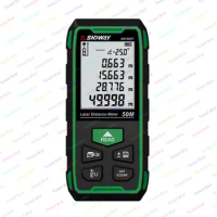 Green Light Range Finder Electronic Ruler Measuring Instrument Indoor and Outdoor Laser Range Finder Laser Ruler