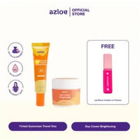 Tinted Sunscreen Kulit Berminyak + Day Cream untuk Flek [SPECIAL BUNDLING AZLOE] PAKET DISKON TINTED