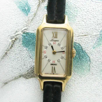 Japanese "Small dial "gold-plated quartz retro seiko women's watch