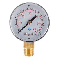 50mm 0-60 PSI 0-4 Bar Spa/Pool/Aquarium Water Pressure Gauge Pool Pump Pressure Gauge Replacement fo