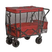 Rain Cart Folding Trolley Stroller Camping Garden Cart) Equi Cover Picnic Wagon Cover(no Waterproof