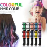 10 pcs Color Chalk For Hair Fashion Colored Mascara Chalks To Dye Hair Instant Hair Dye Temporary Chalk to Paint Hairs Girls