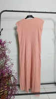 Long Dress Inner / Dress Rajut Premium / Maxi Dress Wanita / Inner Dress Rajut DUSTY