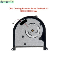 CPU Cooling Fans for Asus ZenBook 13 UX331 UX331UA UX331UN UX331UX 13NB0GY0AM0101 NC55C01-17E35 18J28 Laptop Cooler Radiator fan