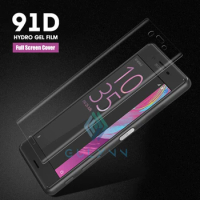 For Sony Xperia XA1 XA2 Ultra XZ 1 2 3 Compact Cover Protector New 91D Hydrogel Coverage Soft Protective Film For Sony 1 10