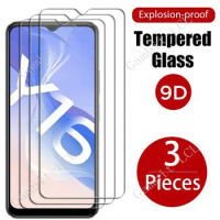 3PCS Protective Tempered Glass For Vivo Y16 6.51" VivoY16 Y 16 Y15c Y15s Y15a V2204, V2214 Screen Protector Cover Film