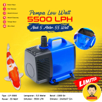 Pompa Air Mesin Filter Celup Sirkulasi Kolam Ikan Koi Besar Low Watt Aquarium Tank Submersible Hidro
