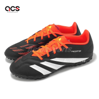 adidas 足球鞋 Predator Club TF 男鞋 黑 橘 抓地 人工短草皮 運動鞋 愛迪達 IG7711