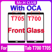 New Front Glass Cover With OCA For Tab S 8.4 T700 T705 SM-T700 Front Glass Touch Screen Outer Panel Replacement Parts