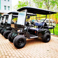 Hot In 2022, The World's Latest Electric Beach Off-road Golf Cart, 4 Seats 3KW 60V, Suitable For Wild Hunting And Scenic Spots