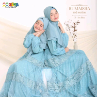Zeta || Rumaisha Series, Gamis Brukat Anak Perempuan Cantik dan Mewah, Branded Ori Premium