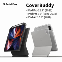 SwitchEasy CoverBuddy Pencil Holder Cover Case for 2022 iPad Air11 Pro12.9 " Smart Keyboard Folio Compatible with Magic Keyboard