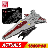 Mould King 21074 Star Plan Building Block The MOC Resurgent Starship Model Aseembly Star Fighter Toys Brick Kids Christmas Gift