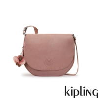 Kipling 乾燥藕粉色大容量馬鞍包-LUCASTA