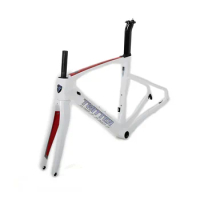 Twitter bicycle frame 700c carbon fiber aero design 12*142mm thru axle disc brake road bike carbon frame