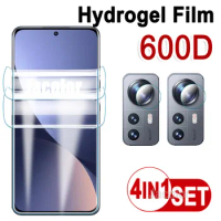 4in1 Hydrogel Film For Xiaomi 12 Lite 12T Pro 12X Lens Protective Glass For Xiaomi12Pro Xiaomi12Lite Xiaomi12t Screen Protector