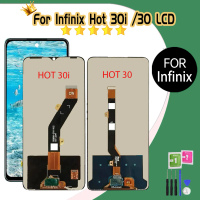 หน้าจอ LCD, ผ่านการทดสอบ, เข้ากันได้กับ Infinix Hot 30, Hot30, X6831, Hot 30i, NFC X669, X669C, X669