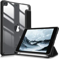 2022 iPad 10th Gen Case For iPad 10.2 9th 2021 2018 9.7 Pro 10.5" Air 4 5 10.9" Smart Cover iPad 7th 8th With Pencil Holder Case