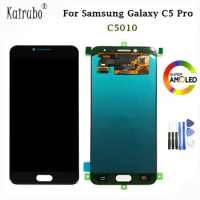 5.2" 100% Perfect Super AMOLED For Samsung Galaxy C5 Pro C5010 LCD Screen Touch Digitizer Display Assembly Replacement +Tools