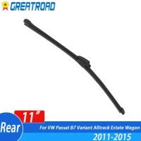 Wiper 11" Rear Wiper Blade For VW Passat B7 Variant Alltrack Estate Wagon 2011-2015 Windshield Windscreen Rear Window