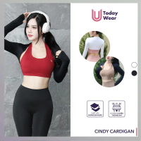 quần áo tập yoga Áo khoác thể thao nữ Cindy cardigan Today U Wear dài tay mềm mịn co giãn thoáng mát