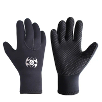 SLINX3mm Swimming Diving Gloves Anti-Slip Wear-Resistant Fishing Snorkeling Gloves Warm Cold-Proof D